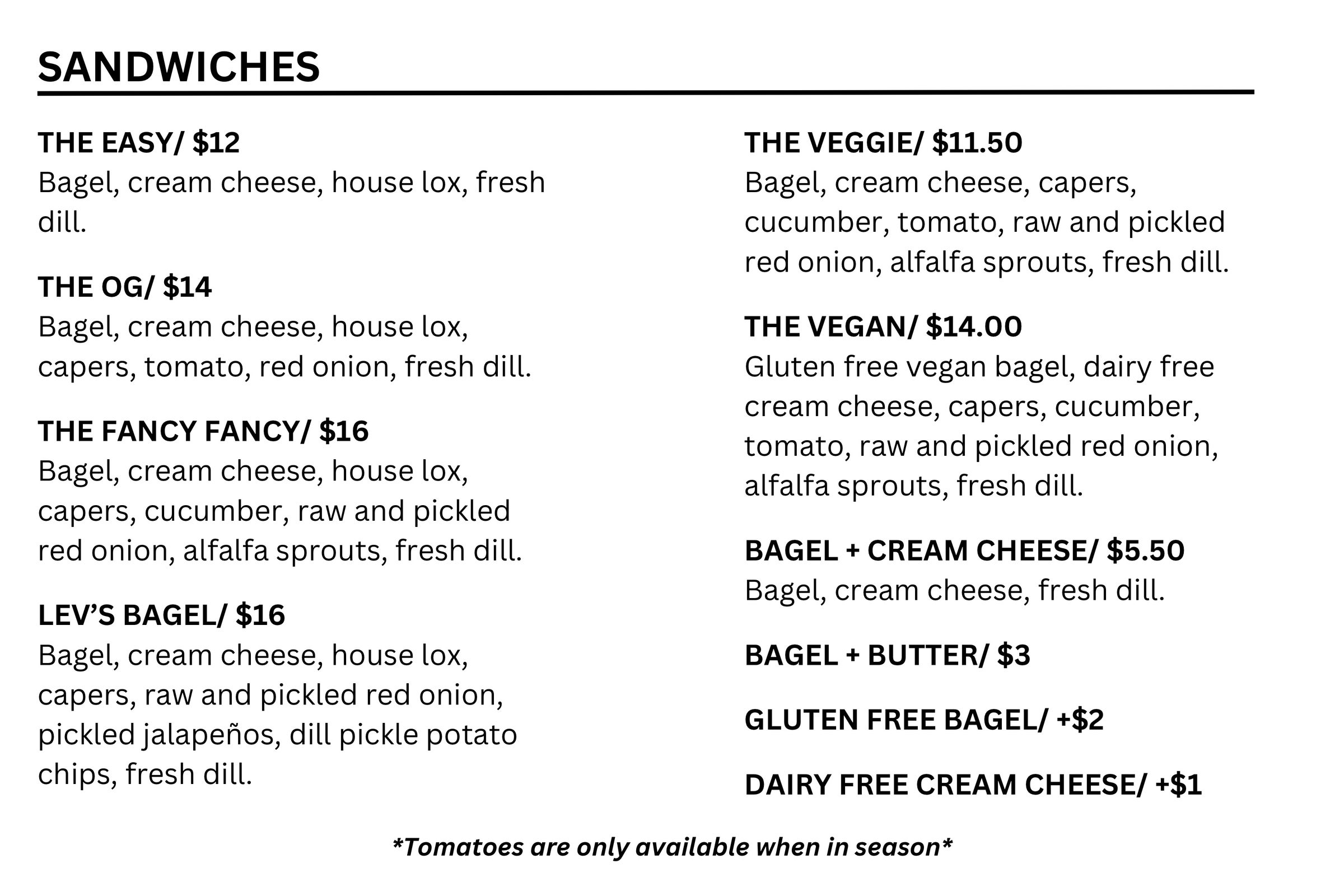 IN STORE MENU Catering Contact Us FAQs Gift card More